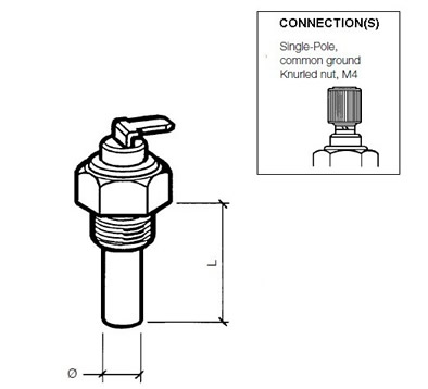 Oil temperature sender